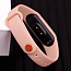 Сменный браслет для Xiaomi Mi Band 3 и Mi Band 4 силиконовый Nova Hero светло-розовый