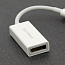 Переходник Type-C - DisplayPort 4Kx2K 60Hz (папа - мама) 14,5 см Ugreen MM130 белый