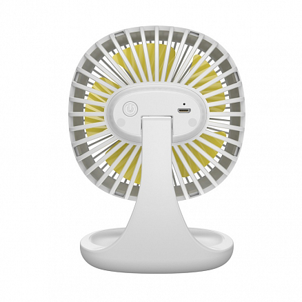 Вентилятор портативный настольный USB Baseus Pudding-Shaped Fan белый