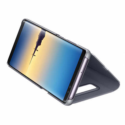 Чехол для Samsung Galaxy Note 8 книжка оригинальный Clear View Cover EF-ZN950CVEG фиолетовый