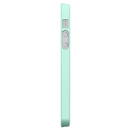 Чехол для iPhone 5, 5S, SE пластиковый тонкий Spigen SGP Thin Fit мятный
