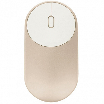 Мышь беспроводная Bluetooth лазерная Xiaomi Mi Portable Mouse золотистая