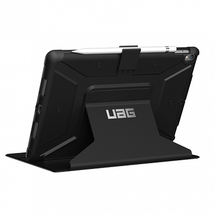 Чехол для iPad Pro 10.5, Air 2019 гибридный для экстремальной защиты - книжка Urban Armor Gear UAG Metropolis черный