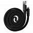Кабель Type-C - USB 2.0 для зарядки длина 0,8 м 2.4A Devia Ring Y1 черный