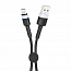 Кабель USB - Lightning для зарядки iPhone 0,25 м 2.1А XO NB117 черный