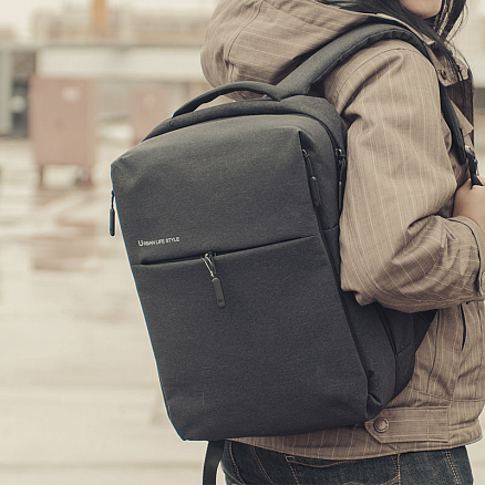 Рюкзак Xiaomi Urban оригинальный с отделением для ноутбука до 14 дюймов темно-серый