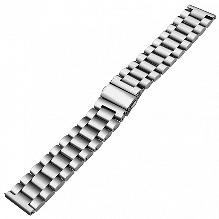 Ремешок-браслет для Samsung Galaxy Watch 46 мм металлический Nova Metal серебристый