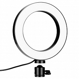 Кольцевая лампа диаметром 16 см M16 черная
