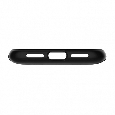 Чехол для iPhone X гибридный тонкий Spigen SGP Slim Armor черно-серый