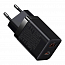 Зарядное устройство сетевое с USB и Type-C 30W Baseus Super Si Pro (быстрая зарядка QC, PD) черное