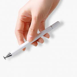 Стилус пассивный универсальный с ручкой WiWU Pencil One белый