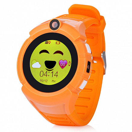 Детские умные часы с GPS трекером, камерой и Wi-Fi Smart Baby Watch Q610 оранжевые