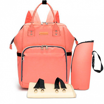 Рюкзак (сумка) Ankommling LD22 New для мамы с отделением для бутылочек оранжевый