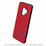 Чехол для iPhone 7, 8 гибридный с кожей Beeyo Brads Type 1 красный