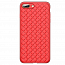 Чехол для iPhone 7 Plus, 8 Plus гелевый ультратонкий Rock Ultrathin Weave красный