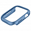 Чехол для Apple Watch 45 мм пластиковый тонкий Spigen Thin Fit синий