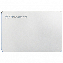 Внешний жесткий диск Transcend StoreJet 25С3S Type-C 1ТB серебристый