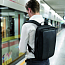 Рюкзак-сумка XD Design Bobby Bizz с отделением для ноутбука до 15,6 дюйма и USB портом антивор черный