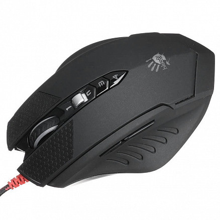 Мышь проводная USB оптическая A4Tech Bloody T70 10 кнопок 4000 dpi игровая черная