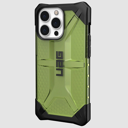 Чехол для iPhone 13 Pro гибридный для экстремальной защиты Urban Armor Gear UAG Plasma зеленый