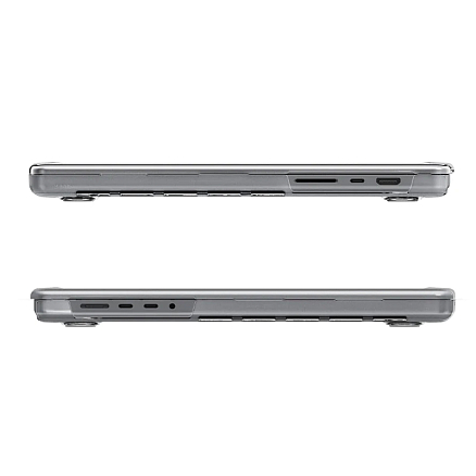 Чехол для Apple MacBook Pro 14 2021 A2442 пластиковый Spigen SGP Thin Fit прозрачный