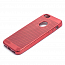 Чехол для iPhone 5, 5S, SE гелевый Beeyo Luxury красный