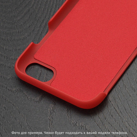 Чехол для OnePlus 5 пластиковый Soft-touch красный