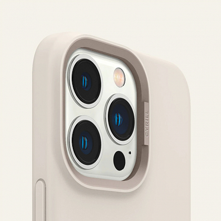 Чехол для iPhone 13 Pro гелевый Spigen Cyrill Palette Color Brick кремовый