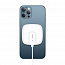 Беспроводная магнитная зарядка MagSafe для iPhone 15W Usams US-CD153 белая