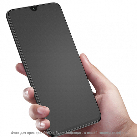 Защитное стекло для Samsung Galaxy A51 на весь экран противоударное Lito-2 2.5D матовое черное