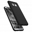 Чехол для Samsung Galaxy S8+ G955F гелевый ультратонкий Spigen SGP Liquid Crystal черный матовый
