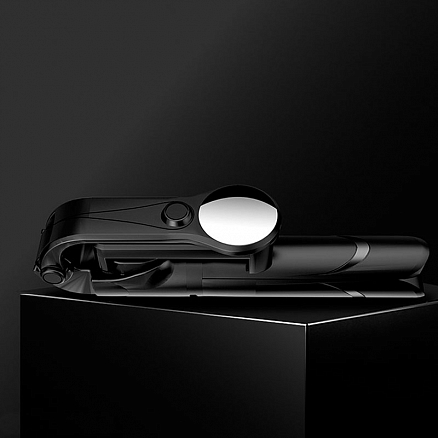 Монопод (палка для селфи) Bluetooth с кнопкой, треногой и подсветкой Nova XT13S черный