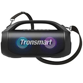 Портативная колонка Tronsmart Bang SE с защитой от воды, подсветкой, USB, поддержкой MicroSD карт и аккумулятором черная
