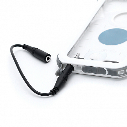 Чехол для iPhone 5, 5S, SE водонепроницаемый Redpepper OL бело-серый