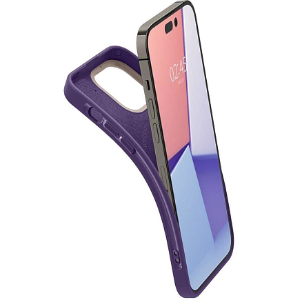 Чехол для iPhone 14 Pro Max гелевый Spigen Cyrill Ultra Color MagSafe фиолетовый