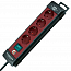 Сетевой фильтр на 4 розетки длина 1,8 м Brennenstuhl Premium-Line черно-бордовый