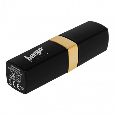 Внешний аккумулятор Beeyo Lipstick 2200мАч (ток 1А) черный