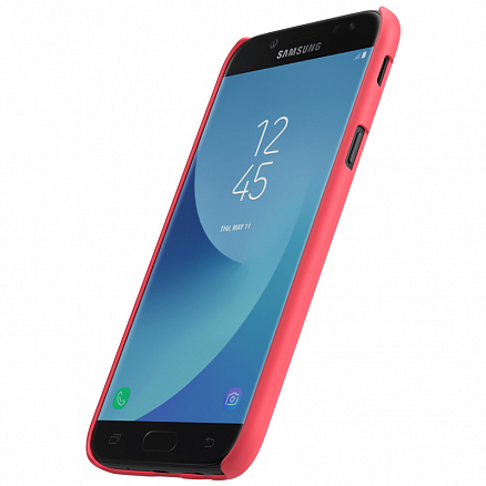 Чехол для Samsung Galaxy J5 (2017) пластиковый тонкий Nillkin Super Frosted красный