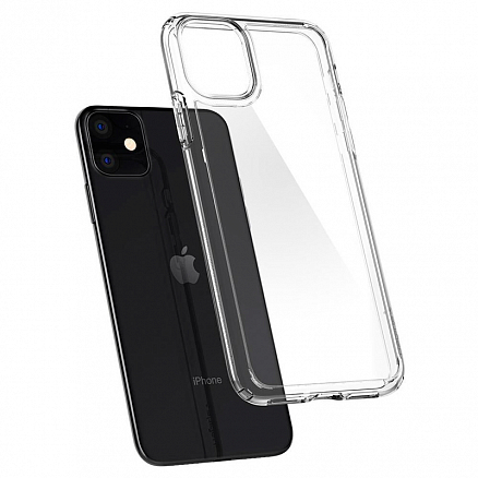 Чехол для iPhone 11 гибридный для экстремальной защиты Spigen SGP Crystal Hybrid прозрачный