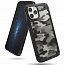 Чехол для iPhone 12, 12 Pro гибридный Ringke Fusion X Design Camo черный