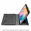 Чехол для iPad Air 2020, 2022 кожаный с клавиатурой NOVA-10 темно-синий