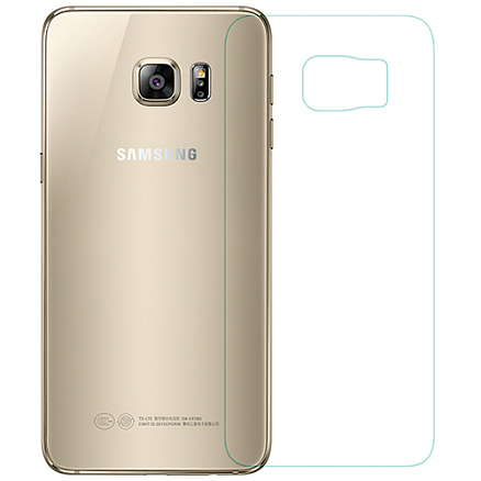 Защитное стекло на заднюю крышку для Samsung Galaxy S6 edge+ глянцевое противоударное Nillkin H
