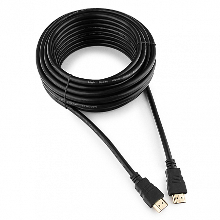 Кабель HDMI - HDMI (папа - папа) длина 10 м версия 1.4 Cablexpert черный