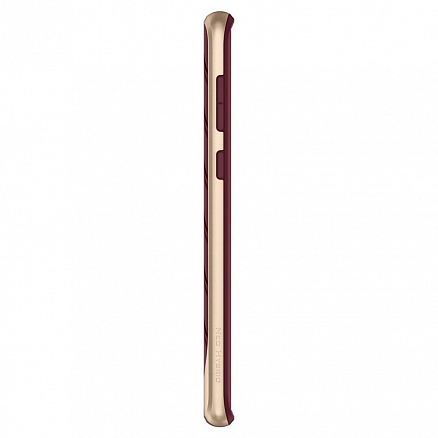 Чехол для Samsung Galaxy Note 9 N960 гибридный Spigen SGP Neo Hybrid золотисто-бордовый