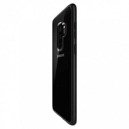 Чехол для Samsung Galaxy S9+ гибридный Spigen SGP Ultra Hybrid прозрачно-черный матовый