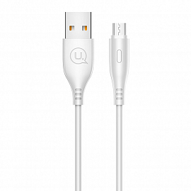 Кабель USB - MicroUSB для зарядки 1 м 2А Usams U18 белый