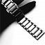 Ремешок-браслет для Apple Watch 38 и 40 мм керамический Nova Segment черный