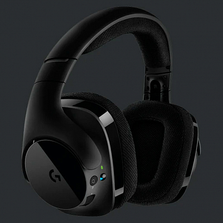 Наушники беспроводные Logitech G533 Wireless полноразмерные с микрофоном игровые черные