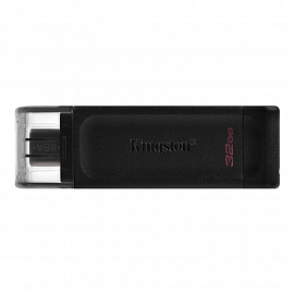 Флешка Kingston DataTraveler 70 32GB Type-C черная