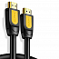 Кабель HDMI - HDMI (папа - папа) длина 0,75 м версия 1.4 3D Ugreen HD101 желто-черный